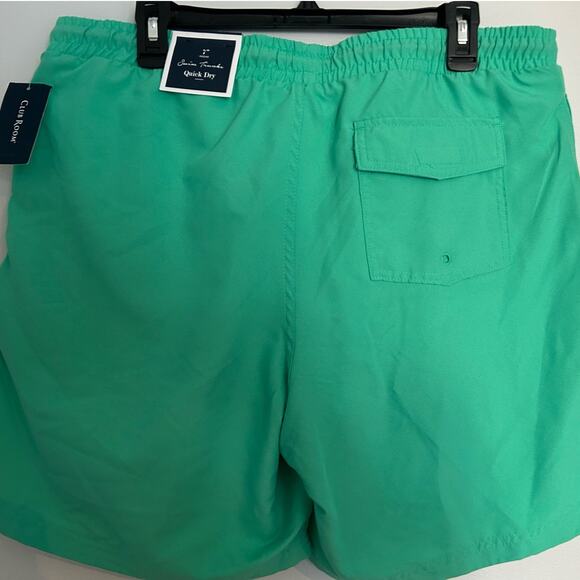 NWT Club Room Quick-Dry Performance Swim Trunks – Mint Green – Men’s Medium - Picture 5 of 6